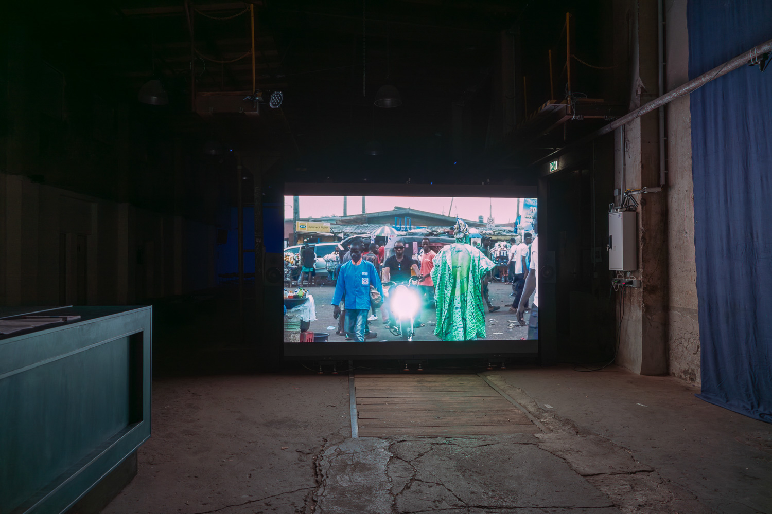 The Currency - Sensing 2 Ladipo, Installation View - Filmfest Dresden
